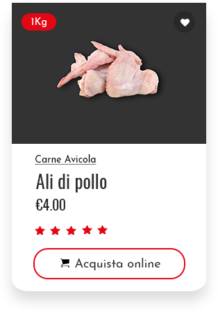vendita ali di pollo