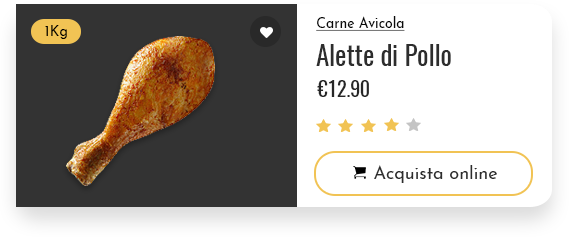 vendita polli arrosto