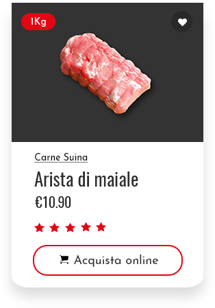 vendita arista di maiale