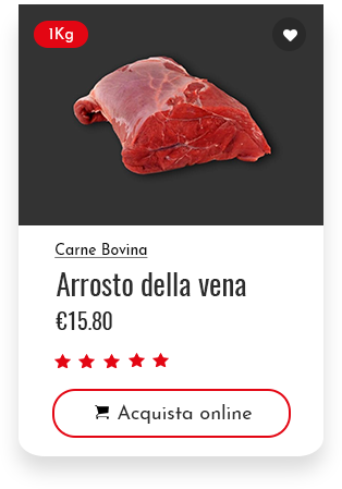 vendita arrosto della vena
