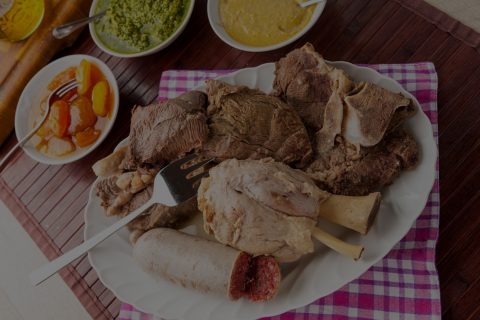 Mixed boiled meat