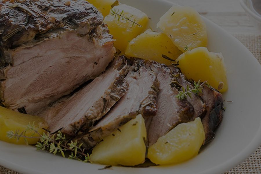 Coppa di maiale al forno