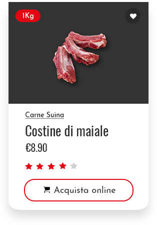 costine di maiale