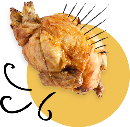 vendita polli arrosto