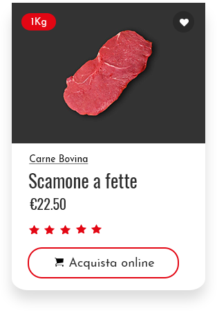 vendita scamone a fette